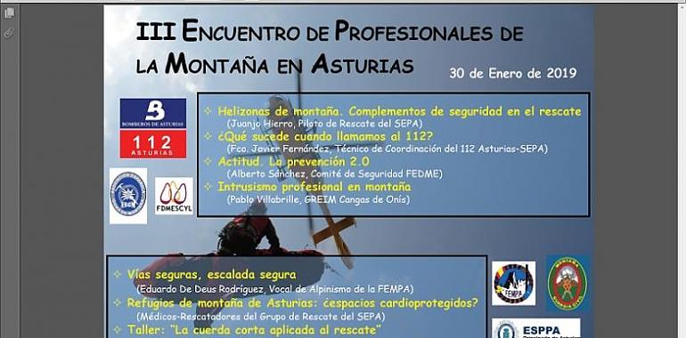 El SEPA acoge el “III Encuentro de Profesionales de la Montaña en Asturias”