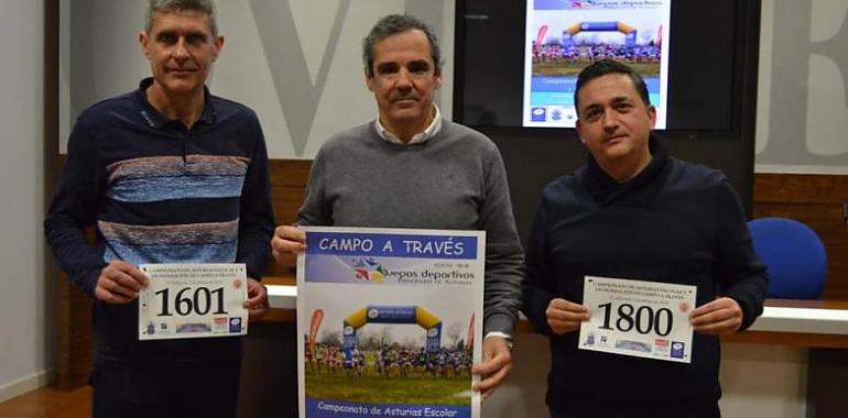 El Asturcón acogerá el sábado la carrera de cross del Campeonato de Asturias Escolar y de Federación