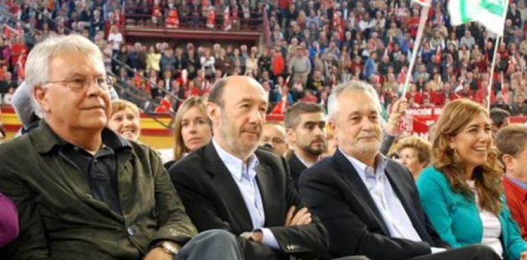 Rubalcaba: "Nos sentimos muy fuertes y vamos a ganar a la derecha" 