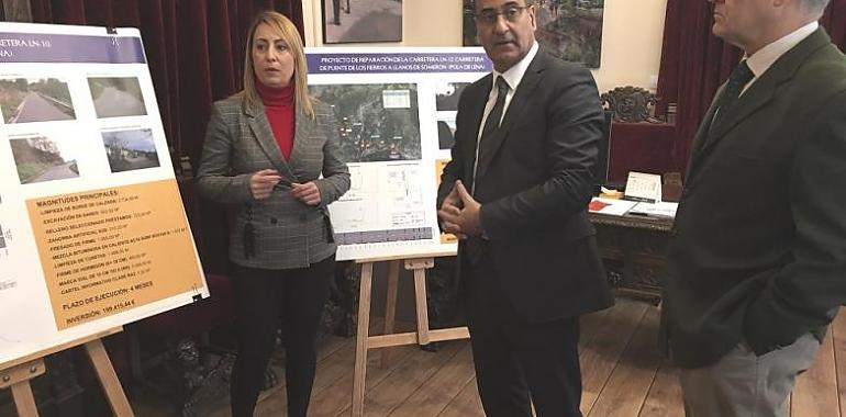 2,8 millones para reparación de tres carreteras y mejora del saneamiento en Lena