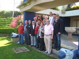 La ASPET en los jardines de la Fonte Baixa