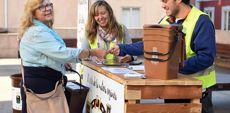 El 58 % de los hogares de Candás en la recogida selectiva de materia orgánica