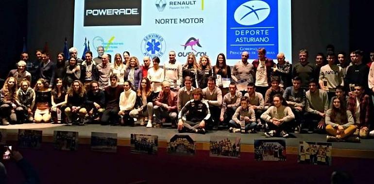 El Triatlón Asturiano galardonó a l@s mejores en 2018