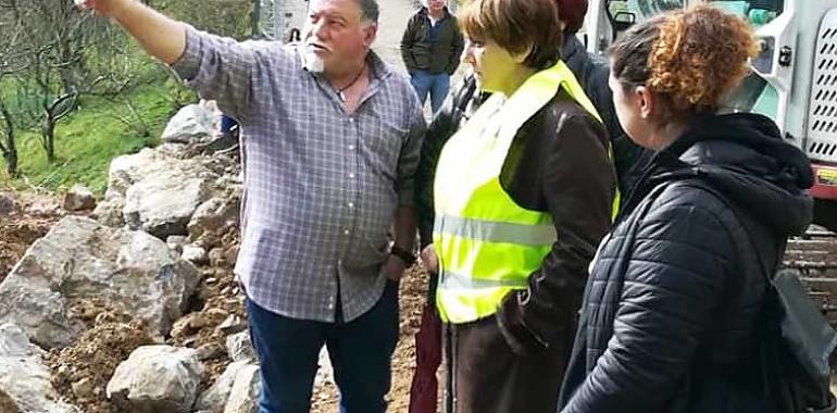Reparados los daños más graves provocados por el temporal en carreteras de Oviedo  