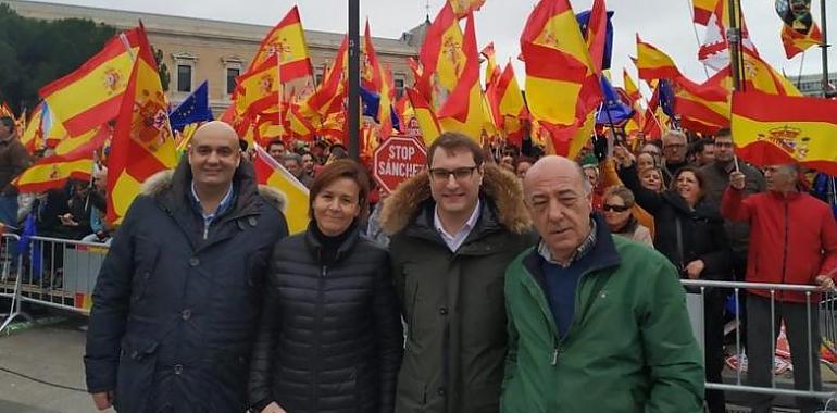 Moriyón participa en la concentración derechista de Madrid contra el Gobierno