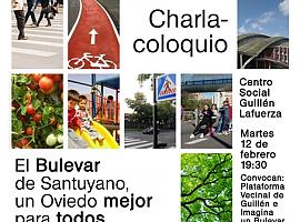 El Bulevar de Santuyano, a debate mañana en el Barrio de Las Flores