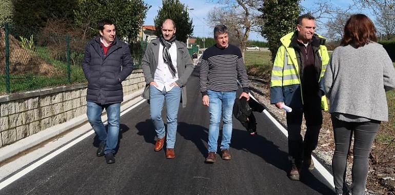 Finaliza el acondicionado del camino de Castiello, en Llanera