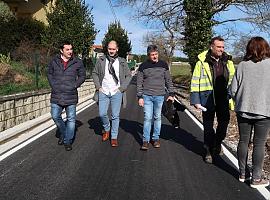 Finaliza el acondicionado del camino de Castiello, en Llanera