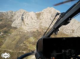 El SEPA rescata de las cumbres del Capitán Garfio a un escalador mancado