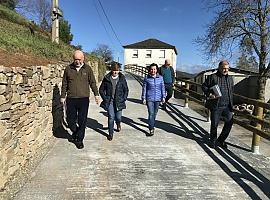 Desarrollo Rural invierte 139.635 euros en la reforma de tres caminos en Villayón y Boal