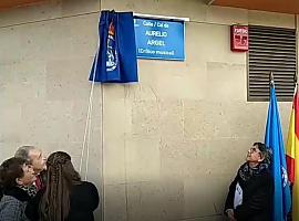 Aurelio Argel cuenta ya con una calle en el corazón de Oviedo