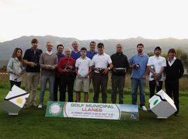 Ganadores de la IX Copa Laredo Club de Golf, en Llanes