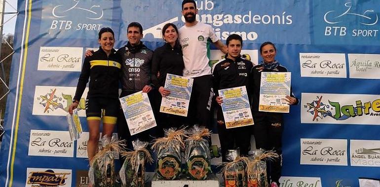Sara García y Jordán Silva ganan el Duatlón de Cangas de Onís