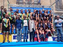 El duatlón por relevos y la contrareloj llevarán la emoción al centro de Avilés
