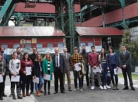 Becarios de Uniovi finalizan su práctica laboral en HUNOSA