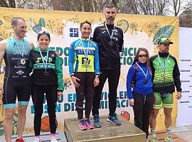Yéssica Pérez y Xavier Tijero ganan en el Duatlón de Oviedo 