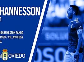 Diegui Johannesson renueva con el Real Oviedo