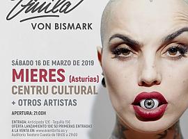 La música, con Vinila von Bismark y 77, protagonista de la programación cultural en Mieres