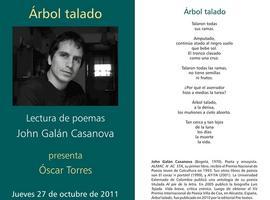 Lectura antológica de John Galán en Casa de Poesía Silva