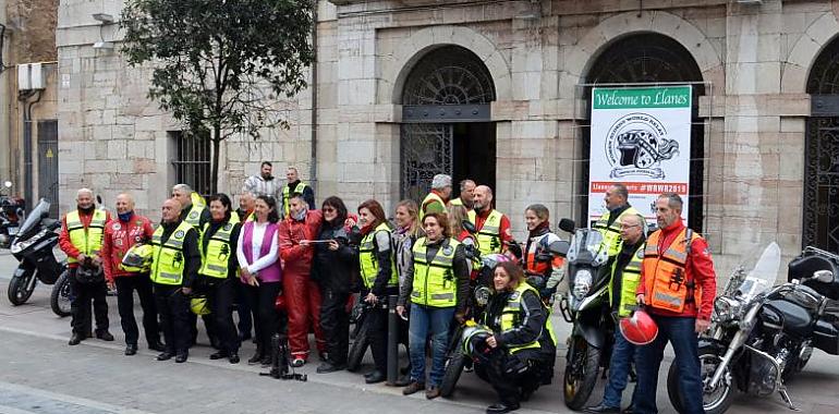 Las moteras Women Riders World Relay llegan a Llanes