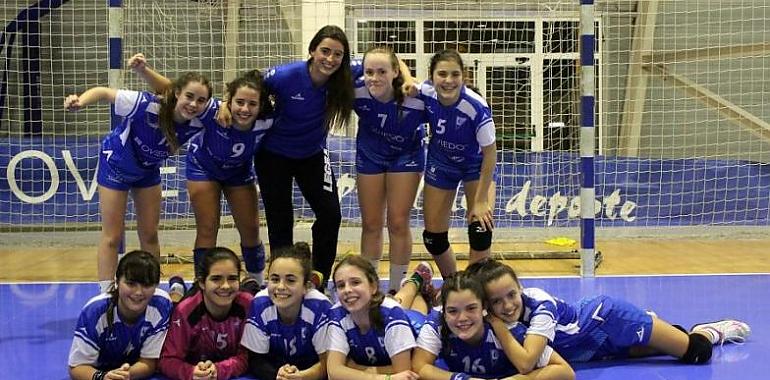 Las infantiles del Oviedo BF, campeonas de Asturias