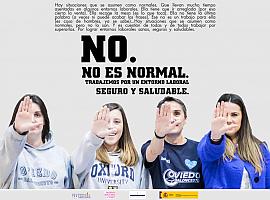 Oviedo Baloncesto apoya la campaña "No. No es normal" 