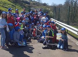 Escolares de Oviedo visitan la Depuradora de Malpica en el Día Mundial del Agua