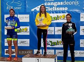 Itziar Méndez y Agustín Navarro ganan en el Duatlón de Arriondas