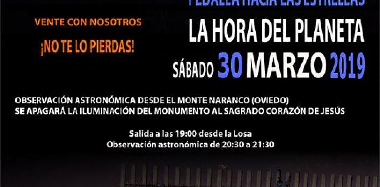 Asturies ConBici se suma a la Hora del Planeta, sábado 30 de marzo 2019