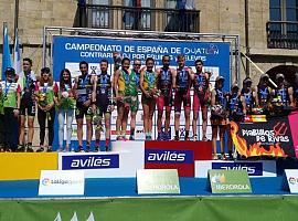 Tri-Penta Terras y Cidade de Lugo Fluvial, campeones de Duatlón por Relevos en Avilés