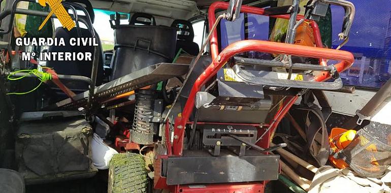 3 detenidos por robar maquinaria y usar las tarjetas de su empresa en Asturias