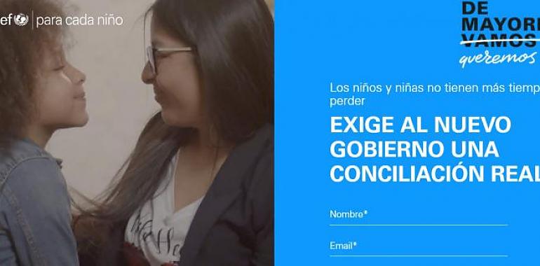 UNICEF Comité Español pide a los partidos medidas urgentes de conciliación real