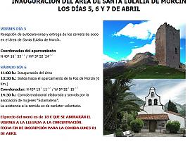 Concentración de autocaravanas en la nueva área de Morcín