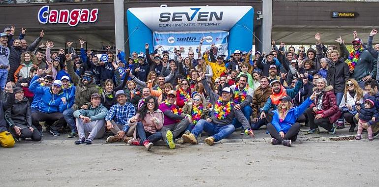 Paulino Cayón y Ana María Baizan campanos del Sella SUP River Race