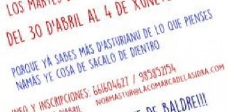 Cursín de asturianu en Colunga