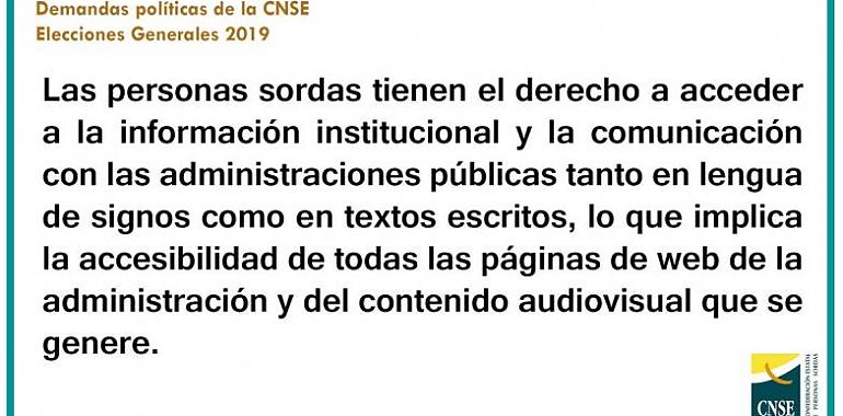 CNSE exige que los debates electorales televisados sean accesibles a las personas sordas