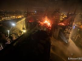 La titánica lucha de 400 bomberos parisinos salvó Notre Dame (VIDEO)