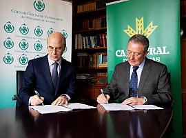 Caja Rural de Asturias renueva su compromiso con el Colegio de Veterinarios de Asturias