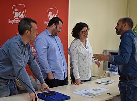 IU se compromete con los trabajadores de Jove a incrementar la plantilla del centro