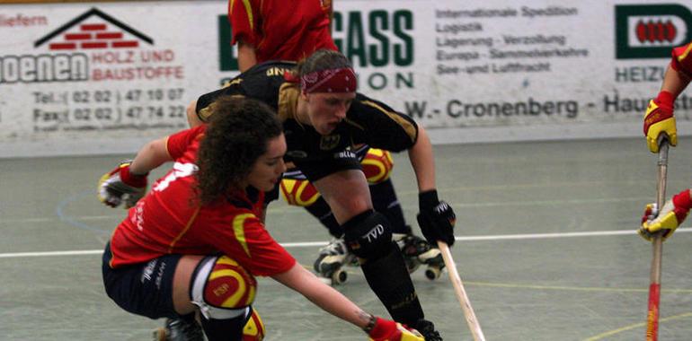 La selección femenina de hockey patines golea a Alemania y se coloca como líder