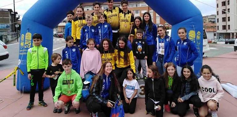 El Triatlón Escolar de Corvera al cierre de los Juegos Deportivos 