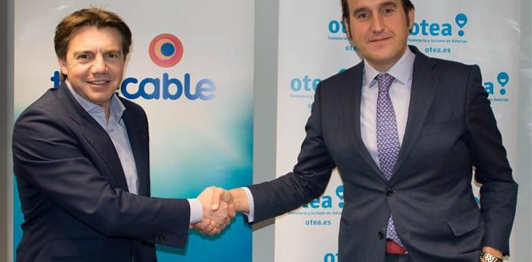 Telecable y OTEA impulsarán la transformación digital del sector hostelero asturiano