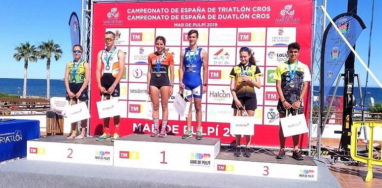 Lucía Vergara, bronce nacional élite de Triatlón Cros, y campeona Sub23 