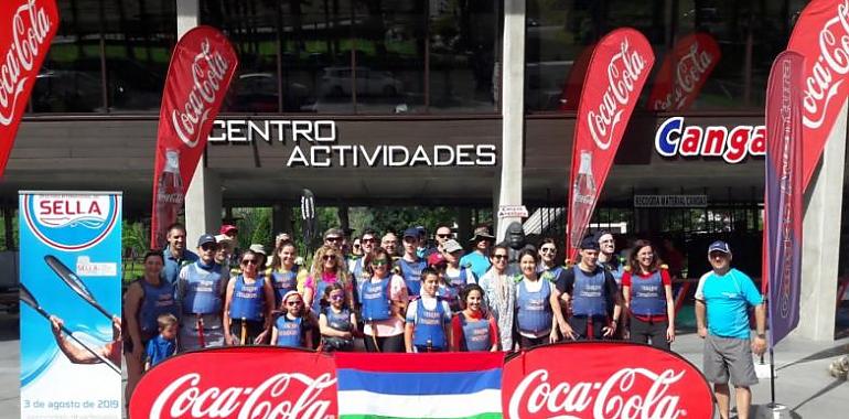 Retiran una tonelada de basura del Sella durante el Descenso Ecológico de hoy