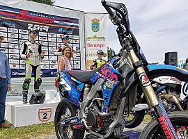 Adrián Fernández Murias segundo en el España Supermoto 250 cc de Forcarei