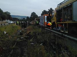 Trágico accidente en Gijón, con un muerto y un herido grave