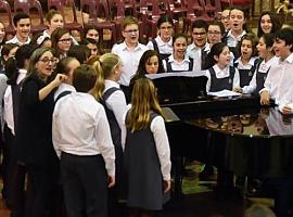 Concierto del Coro Infantil de la Fundación Princesa en Llanes