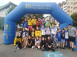 El Triatlón Cros Escolar de Piedras Blancas cerró los JJDD de Triatlón