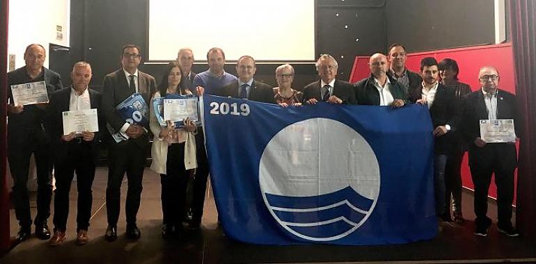 ASTURIAS; banderas azules a 12 playas, 5 centros de visitantes, 3 senderos y el puerto deportivo de Gijón   