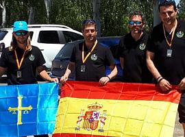 El equipo asturiano de Tiro Olímpico en el España de F-Class Rimfire: Subcampeón